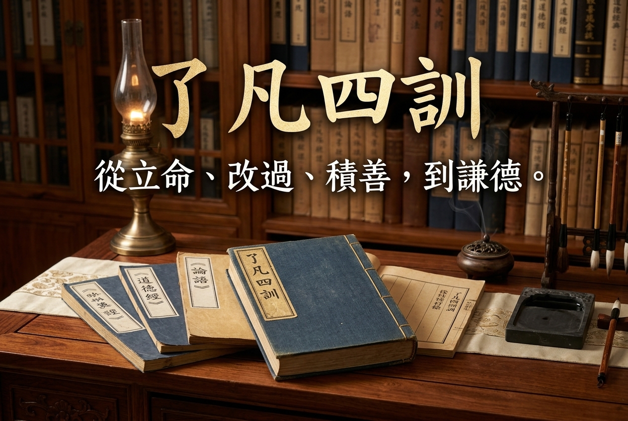 了凡四訓:從立命、改過、積善,到謙德